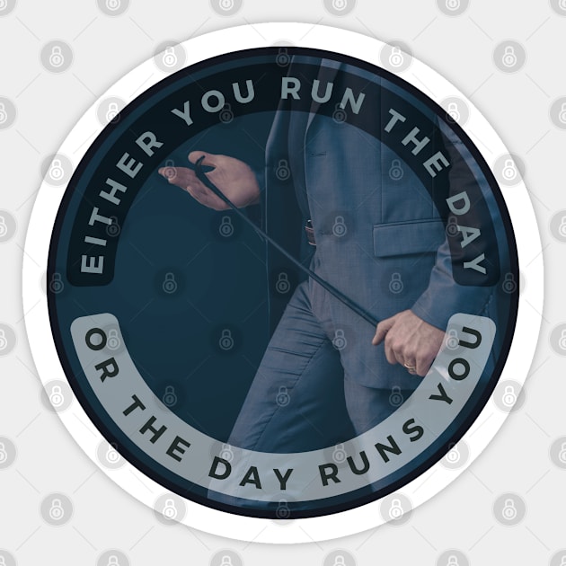 Run The Day Sticker by Nedmory